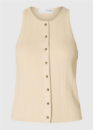 Trixie sl knit top Birch Selected Femme